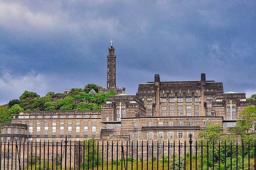 monument, edifici, referència, façana, Edimburgo
