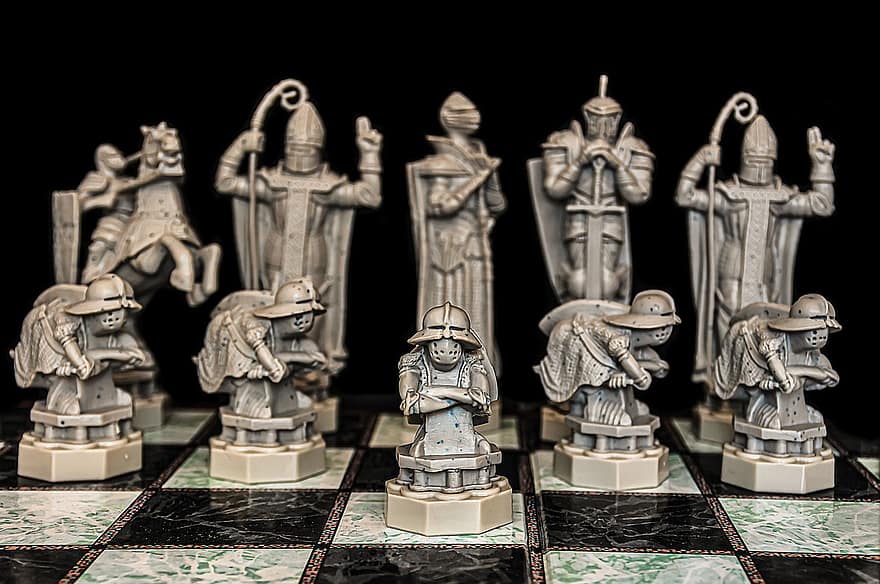 sjakk, sjakkbrett, bonde, biskoper, hest, sjakkbrikker, brettspill, sjakk turnering, sjakk figurer, Bakgrunn for sjakk, strategi