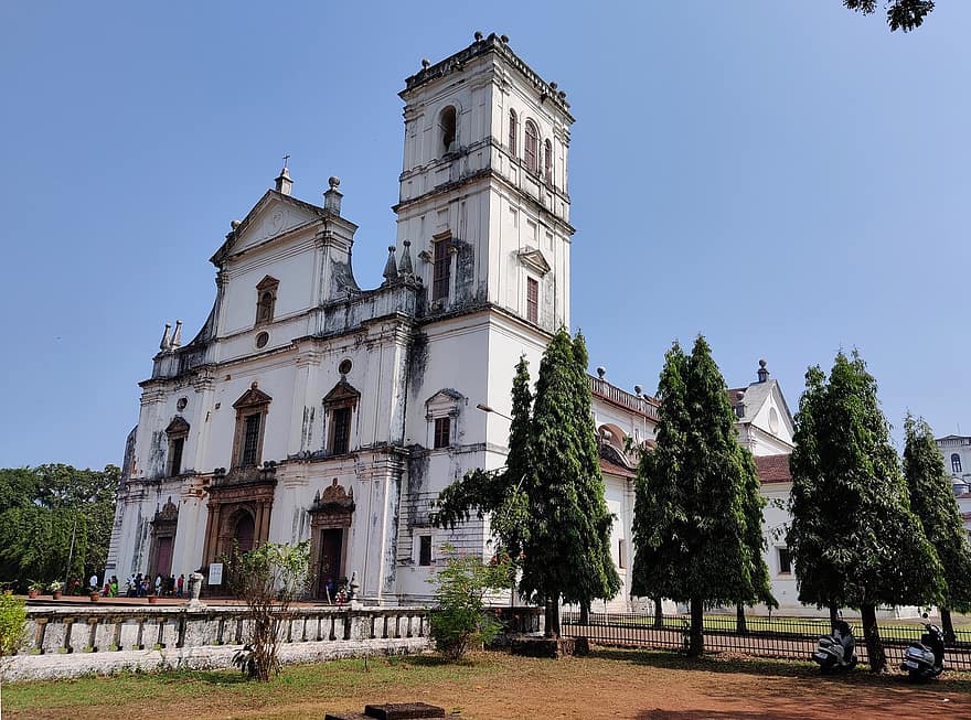 Sé Catedral De Santa Catarina, se katedra, katedra, kościół, goa, Indie, unesco