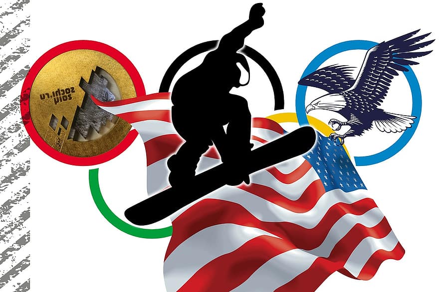 Slopestyle, Goldmedaille, Sotschi 2014, Russland, Olympiade, Winterolympiade, Wettbewerb, Snowboarder, Stil, springen, Olympische Ringe