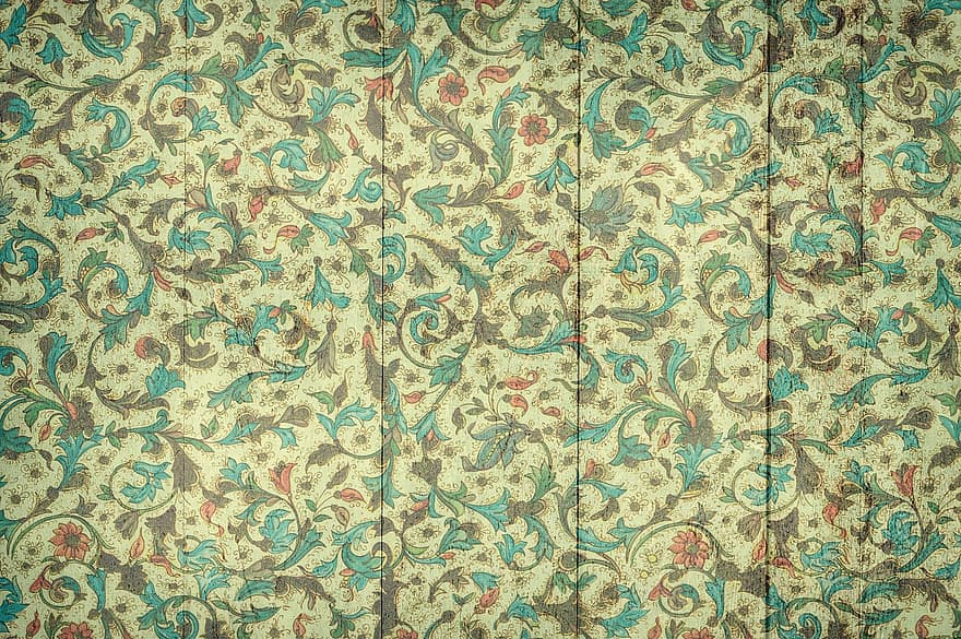 wallpaper, kain, tua, pola, desain lama, bunga, Latar Belakang, struktur, tekstur, Desain, gandum