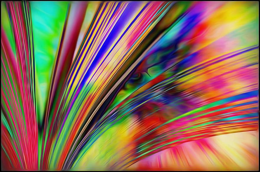 Abstract, Art, Photoshop, Colorful, Pages, Book, Modern Art, Digital, Line, Shape, Design
