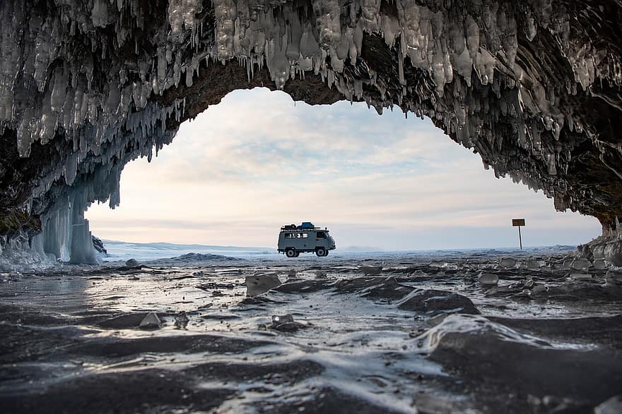 Siberia, Russia, Ice, Winter, Cold, Frost, Uaz, adventure, snow, mountain, landscape