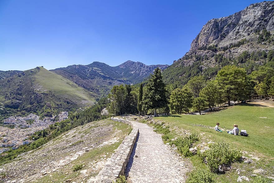 Spain, Mountains, Countryside, Sunny Day, Trail, Hiking Path, Nature, mountain, summer, grass, landscape