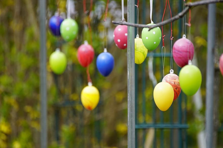 uova, Pasqua, uova di Pasqua, decorazione, colori, primavera