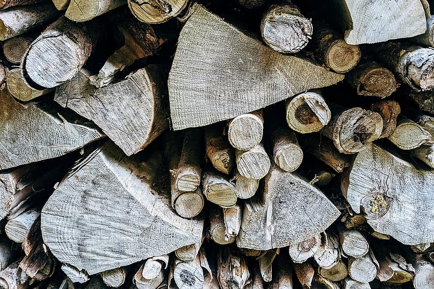 drewno, dzienniki, pień, drewno kominkowe, Kawałki Drewna, woodpile, drewniany, drzewny, leśnictwo, tekstura, wylesianie