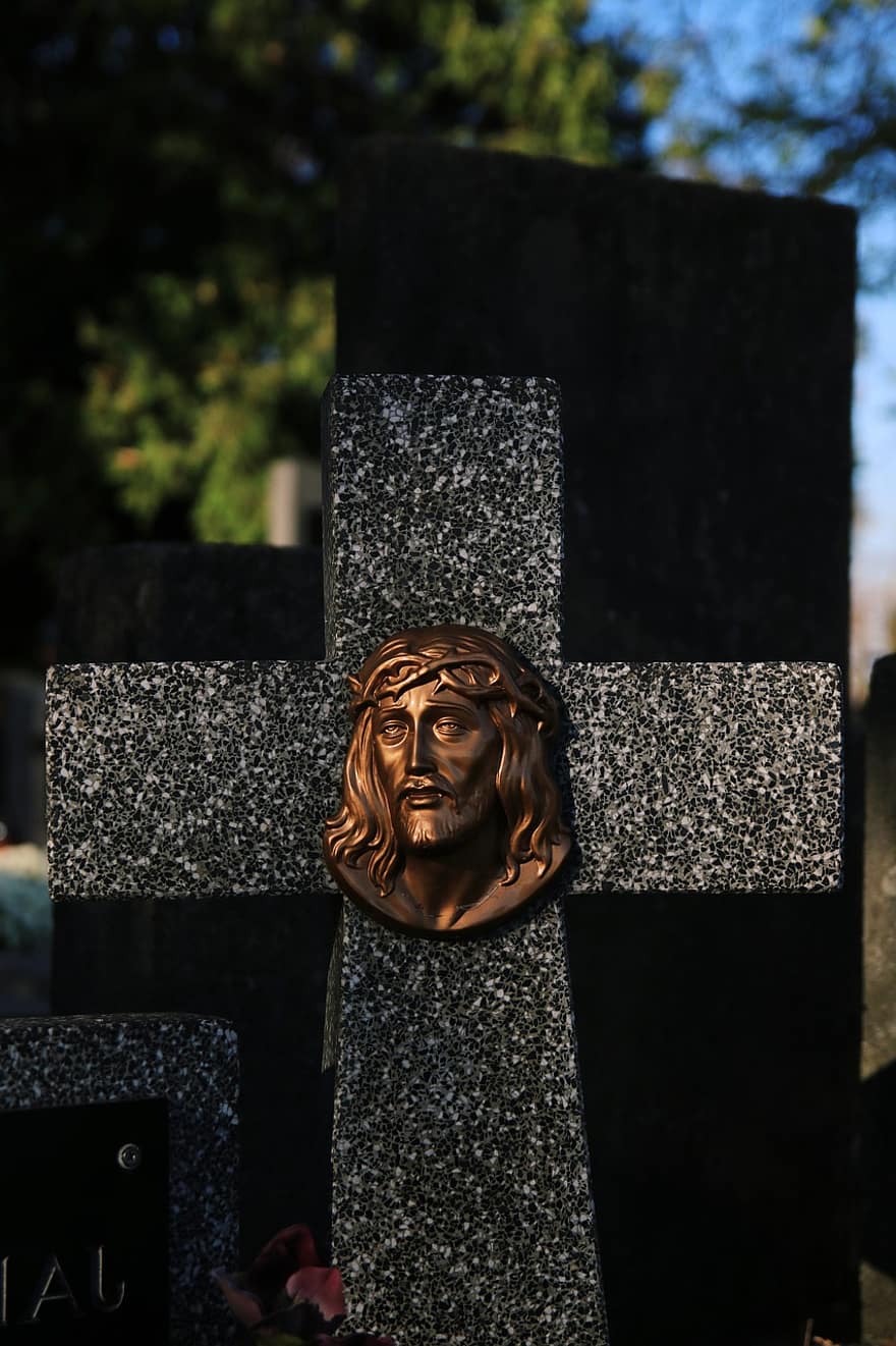 гробище, надгробен камък, християнство