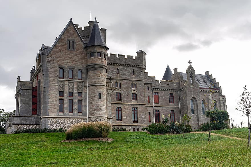 borg, chateau, Frankrike, arkitektur, bygning, gammel, bygge eksteriør, berømt sted, historie, bygget struktur, gress