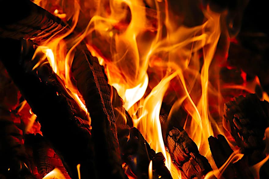Φωτιά, φωτιά, φλόγες, ζεστασιά, έγκαυμα