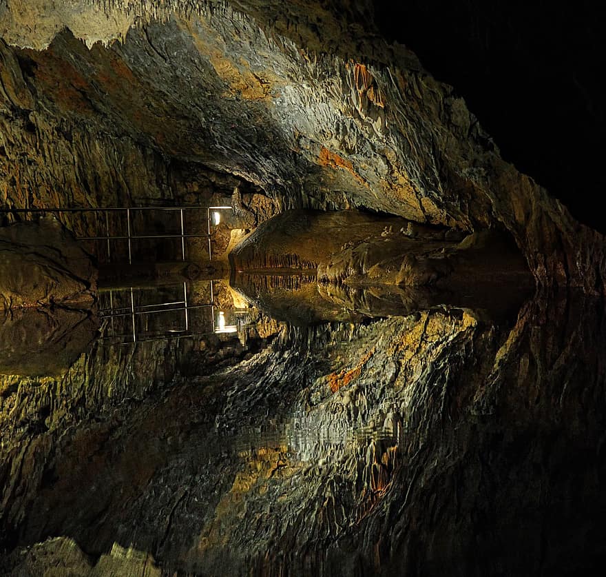 grotta, viaggio, esplorazione, grotta di stalattiti