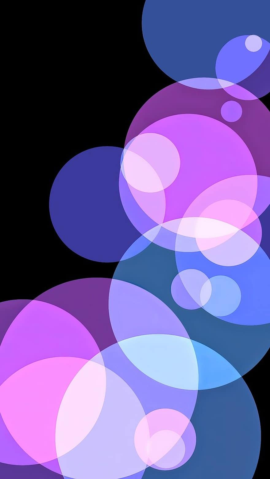 Abstract, Colored, Background, Round, Bubbles, Drawing, Digital Art, Project, Iphone Wallpaper, Background Smartphone, Cover