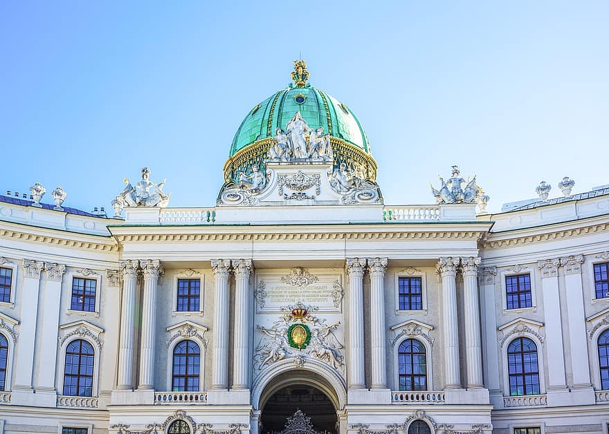 Viyana, Hofburg, hofburg imparatorluk sarayı, Avusturya, bina, mimari, ünlü mekan, dış yapı, Tarihçe, yapılı yapı, Hristiyanlık