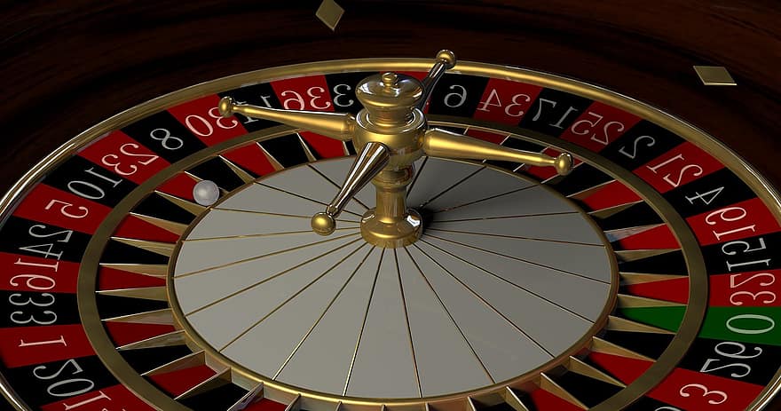 hasardspel, roulett, spelbank, roulettehjulet, vinst, kasino, lyckonummer, panna, rotation, spelbord, vinna
