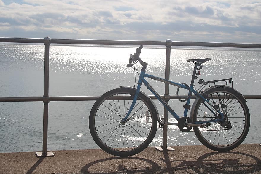 велосипед, їздити, пригода, розвідка, море, океану, вправа, подорожі, води, їзда на велосипеді, транспортування