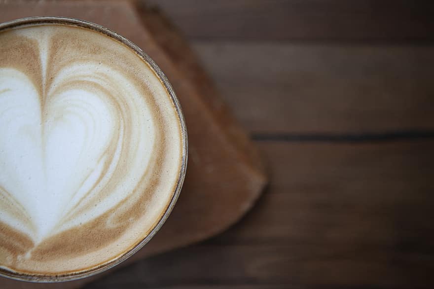 Coffee, Cappuccino, Latte Art, Coffee Art, Heart, Foam, Coffee Foam, Drink, Beverage, Delicious, Cup