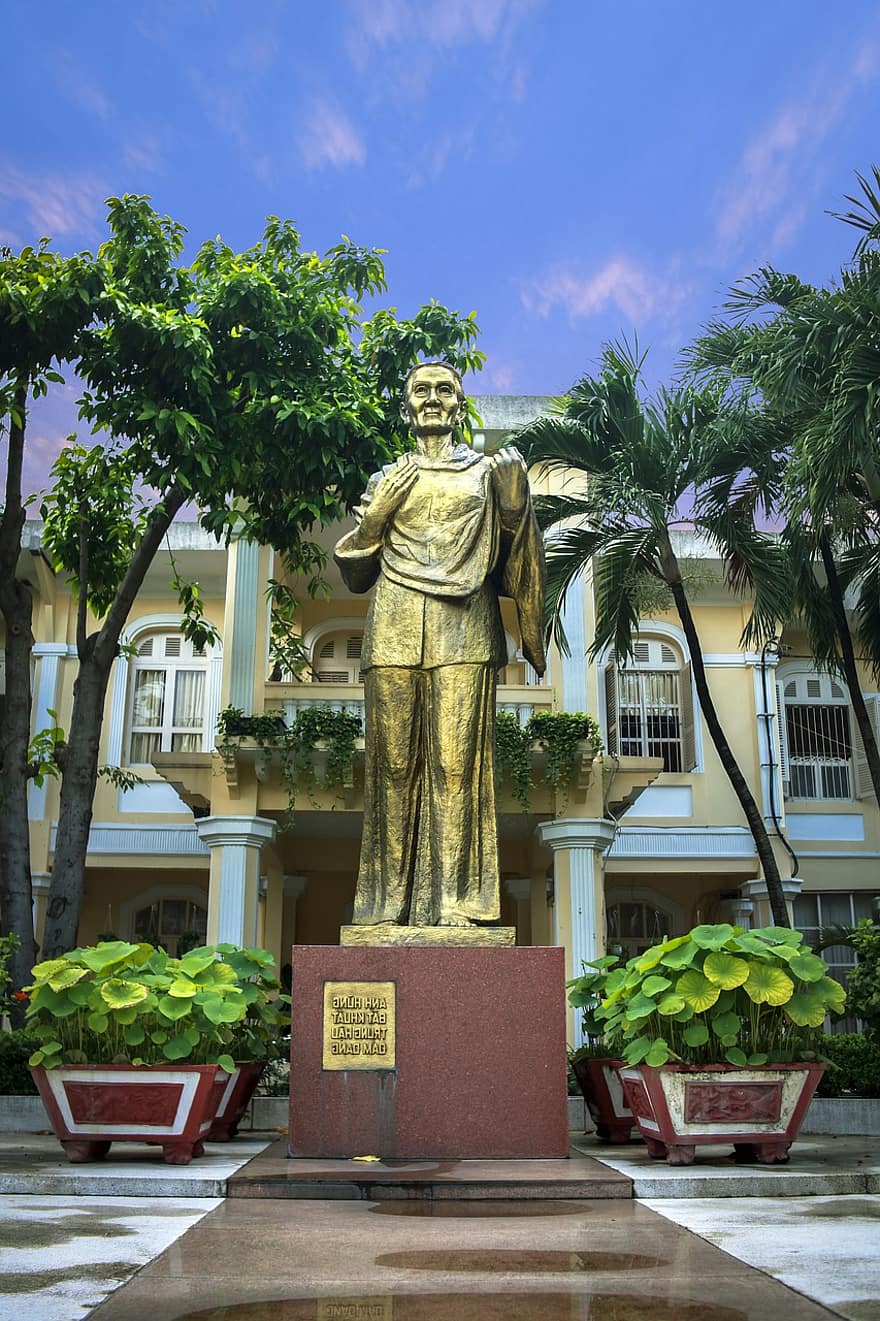 monument, statuie, sculptură, bronz, femeile vietnameze