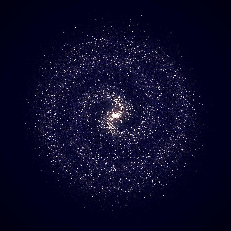 galáxia, espaço, Ciência, astronomia, abstrato, espiral, redemoinho, nebulosa, noite, Estrela, azul