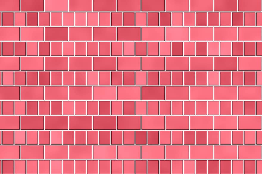 배경, 벽, 벽돌, 담홍색