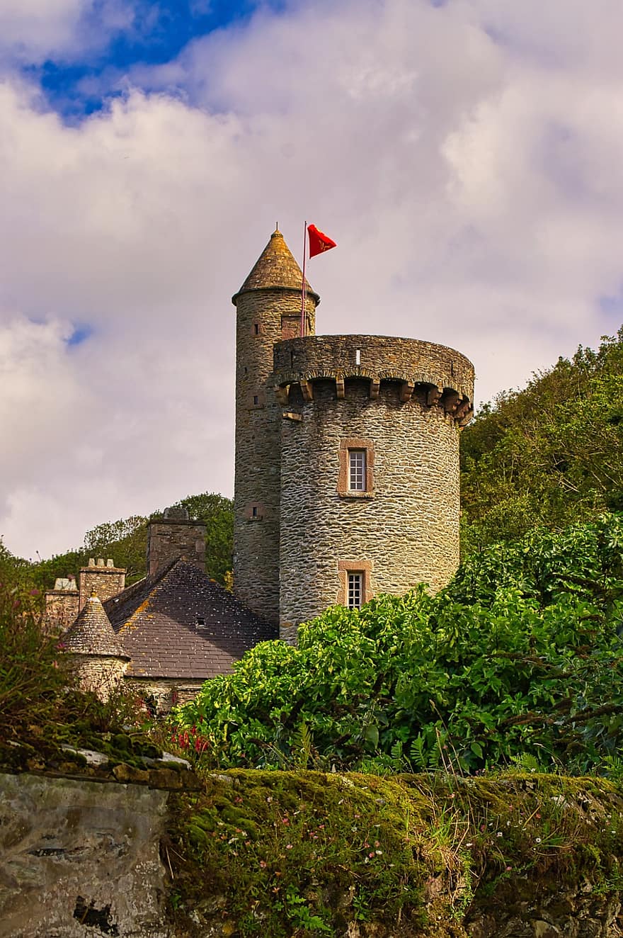 la tour, cachot, château, historique, cotentin