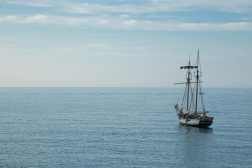 เรือ, การเดินเรือ, ทะเล, เรือใบ, แล่นเรือ, เกี่ยวกับการเดินเรือ, น้ำ, มหาสมุทร, การท่องเที่ยว, ภาพทะเล, ขอบฟ้า