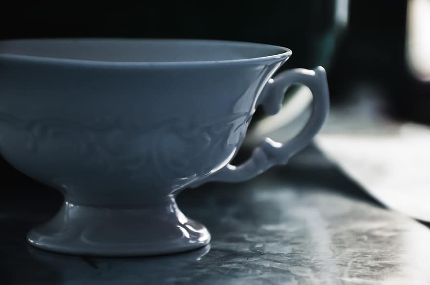 porceliano puodelis, arbatos puodelis, Kinija, subtilus, Iš arti, vienas objektas, gerti, lentelė, kava, indai, kavos puodelis