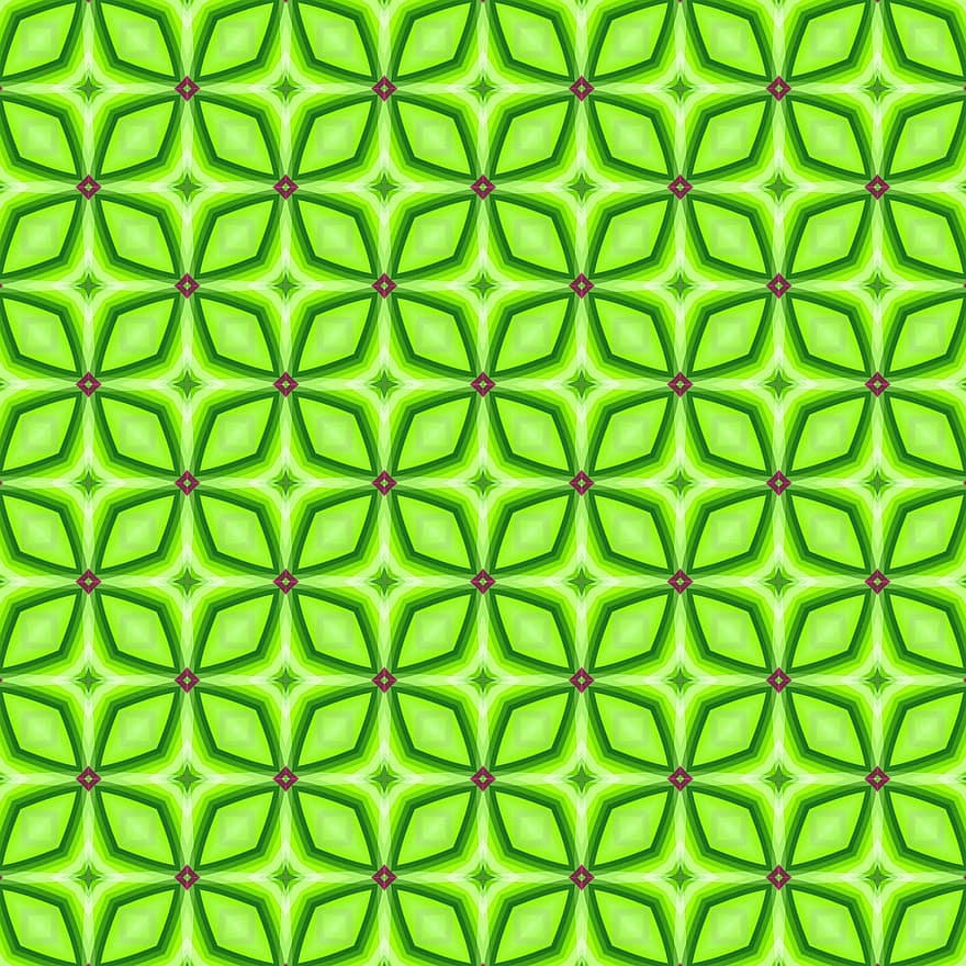 groene sterren, patroon, structuur, naadloos, groen, ster, ontwerp