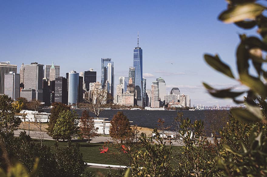 new york, kaki langit, kota, Amerika Serikat, pandangan, kota besar, bangunan, pencakar langit, Cityscape