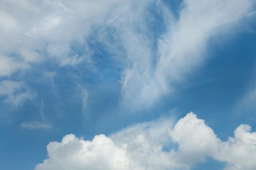 gökyüzü, bulutlar, hava, doğa, yaz, atmosfer, fantezi, arka fon, rüya, sema, cloudformation