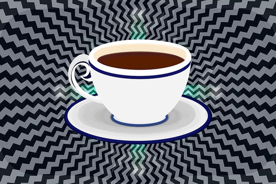 café, bebida, copo, cafeína, quente