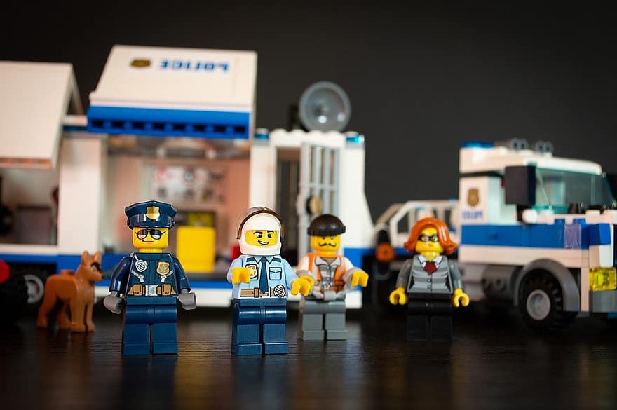 Лего, полиция, игрушка