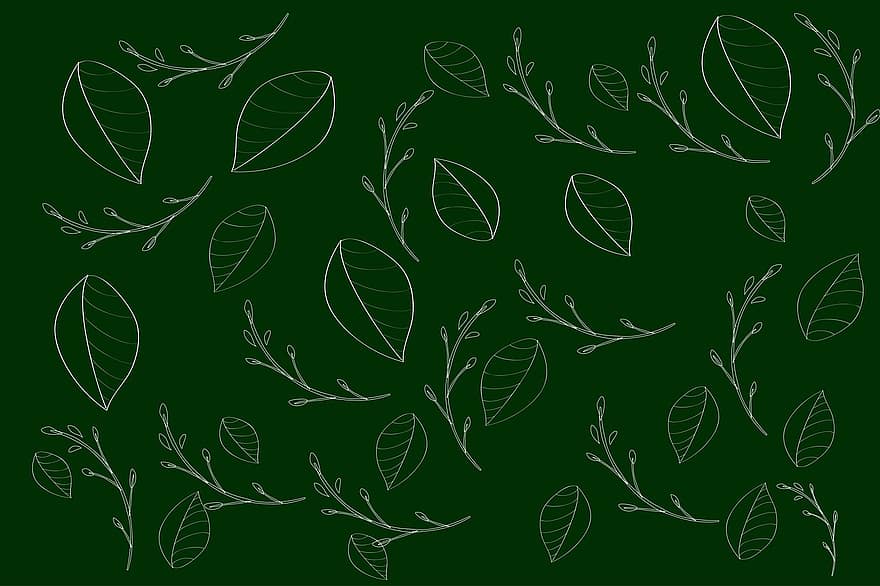 이파리, 잎, 식물, 배경, 봄, 디자인, 무늬, 디지털 종이, 잎 디자인, 잎 모양, 스크랩북