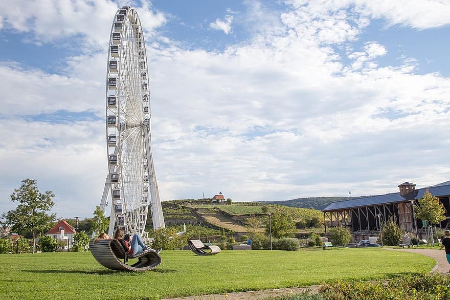 roda gigante, feirante, Alemanha