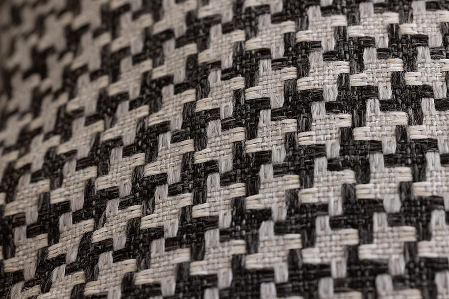 en tissu, tisser, texture, tricoter, tissé, coton, modèle, abstrait, fil, textile, noir