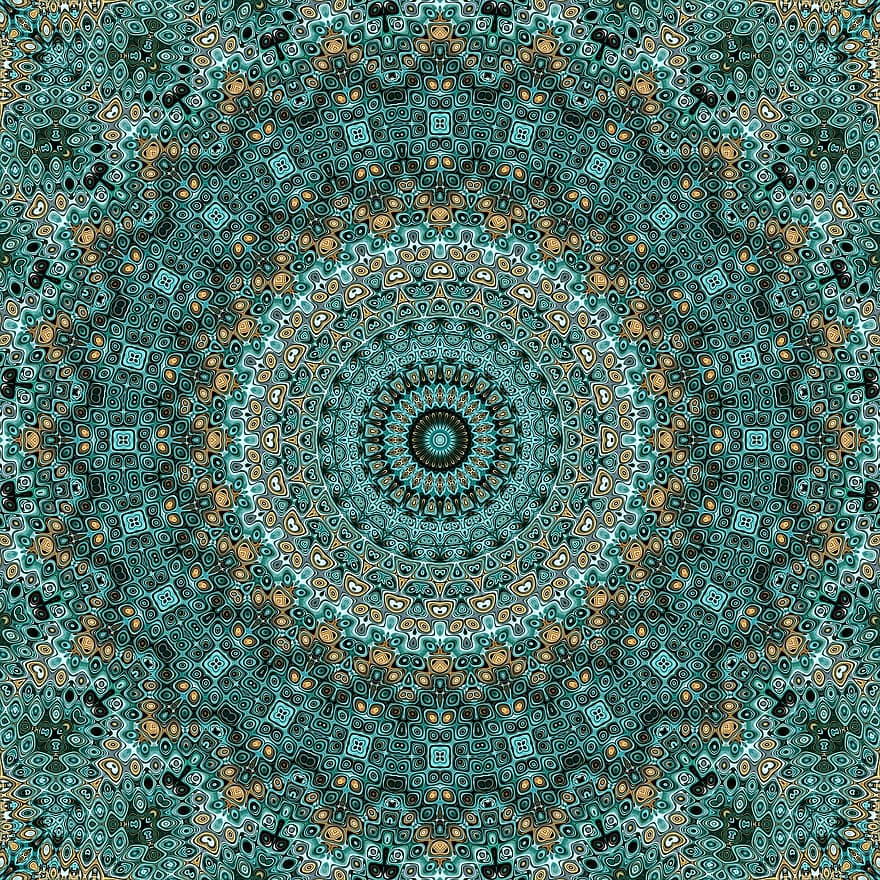 kaleidoskop, mandala, bakgrunn, bakgrunns, symmetri, ornament, abstrakt, mosaikk, mønster, etnisk, orientalsk