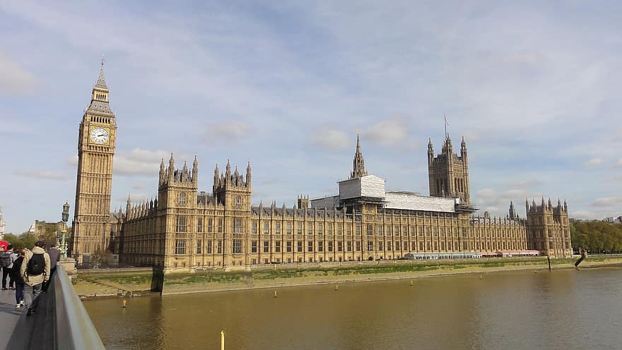 къща на общините, Лондон, английският парламент, парламент, великобритания, Темза, туризъм