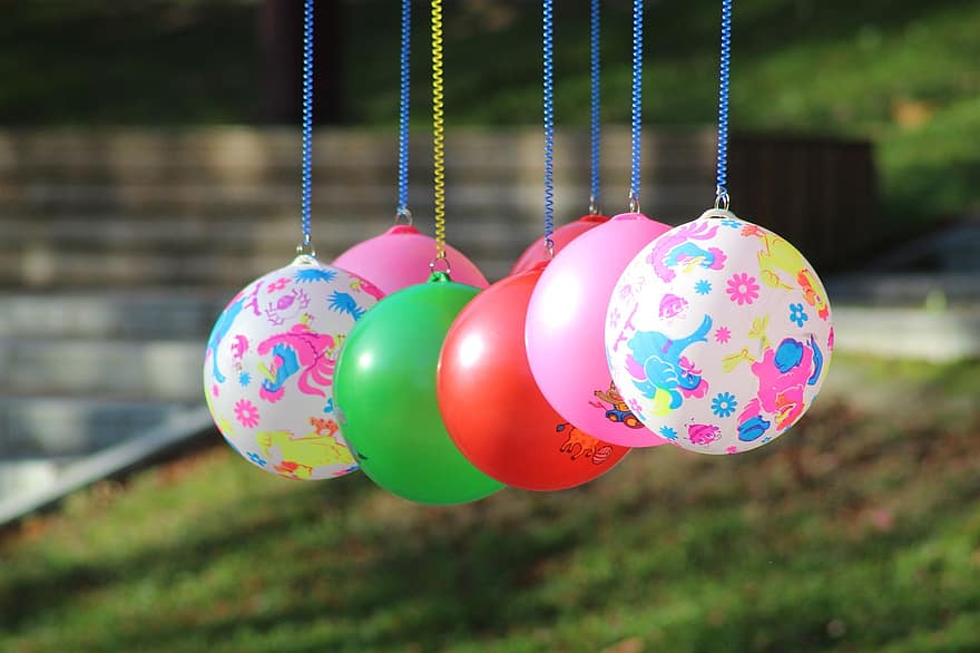 ballonnen, feest, Kinderfeestje, kinderjaren