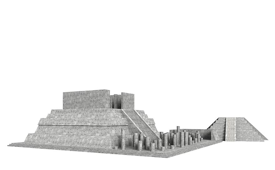 пирамида, Мексика, архитектура, строительство, церковь, достопримечательности, исторически, туристы, Привлечение, ориентир, фасад