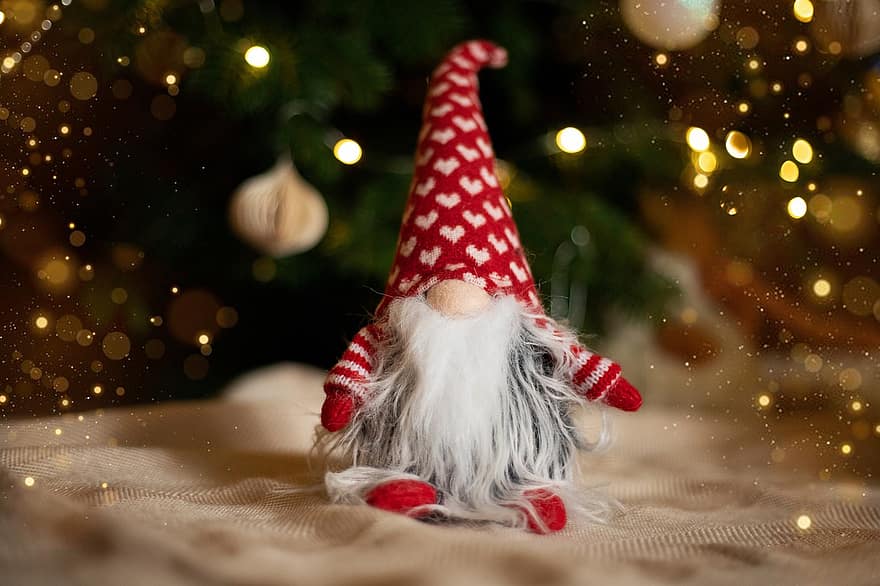 Dwarf, New Year, Celebration, Christmas, Winter, Gifts, Toy