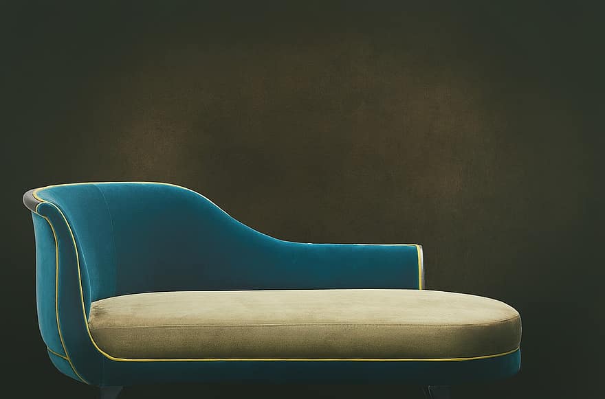 Chaise Longue, Sofa, Couch, Furniture, Vintage Chaise Longue, Living Room, chair, indoors, seat, backgrounds, armchair