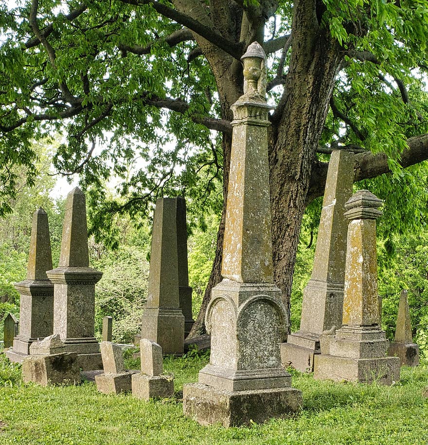 begraafplaats, grafsteen, graf, dood, gedenkteken