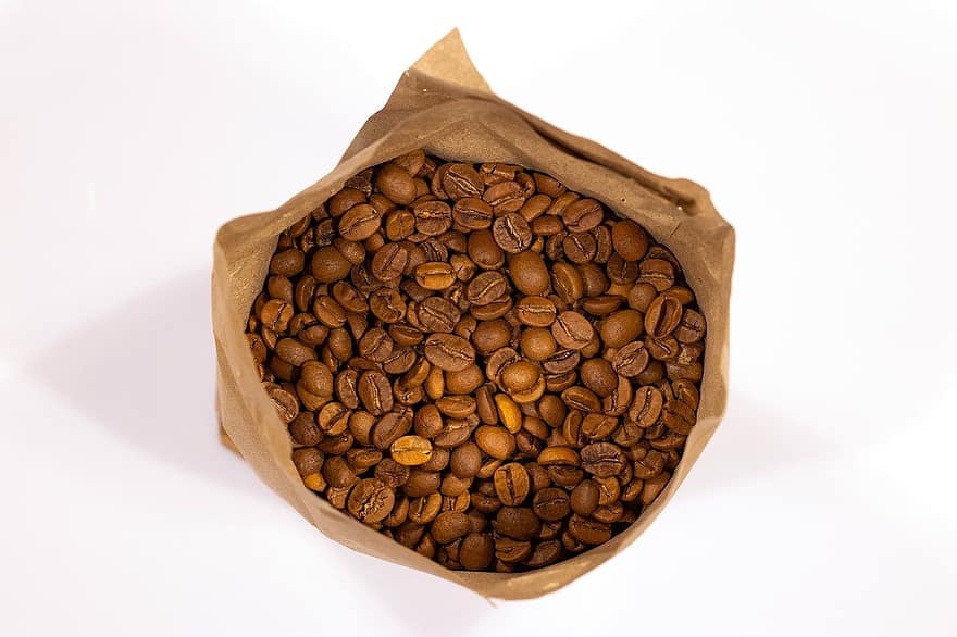 kopi, biji kopi, kafein, merapatkan, minum, kacang, kesegaran, latar belakang, benih, makanan, cappuccino