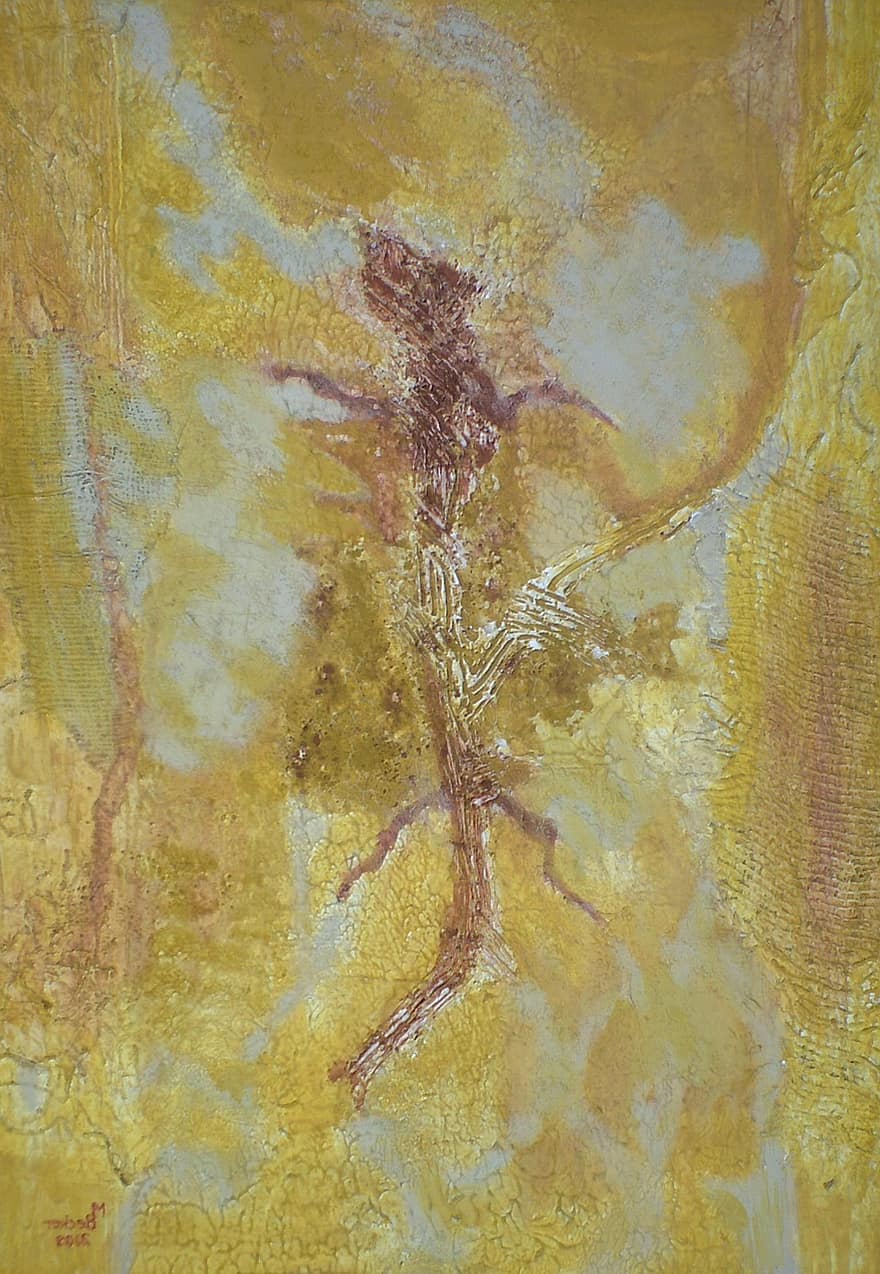 Fossil, Reptile, Petrification, Painting, Image, Art, Paint, Color, Artistically, Image Painting, Artists