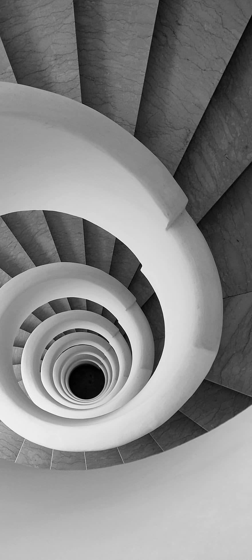 Spiral Staircase, Stairwell, Spiral, Staircase, architecture, indoors, design, modern, abstract, curve, domestic room