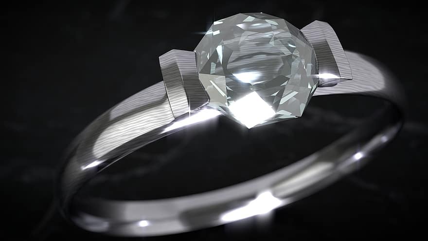 gyémánt, gyűrű, ékszerek, divat, előtt, Arany, esküvő, luxus, románc, romantikus, szeretet