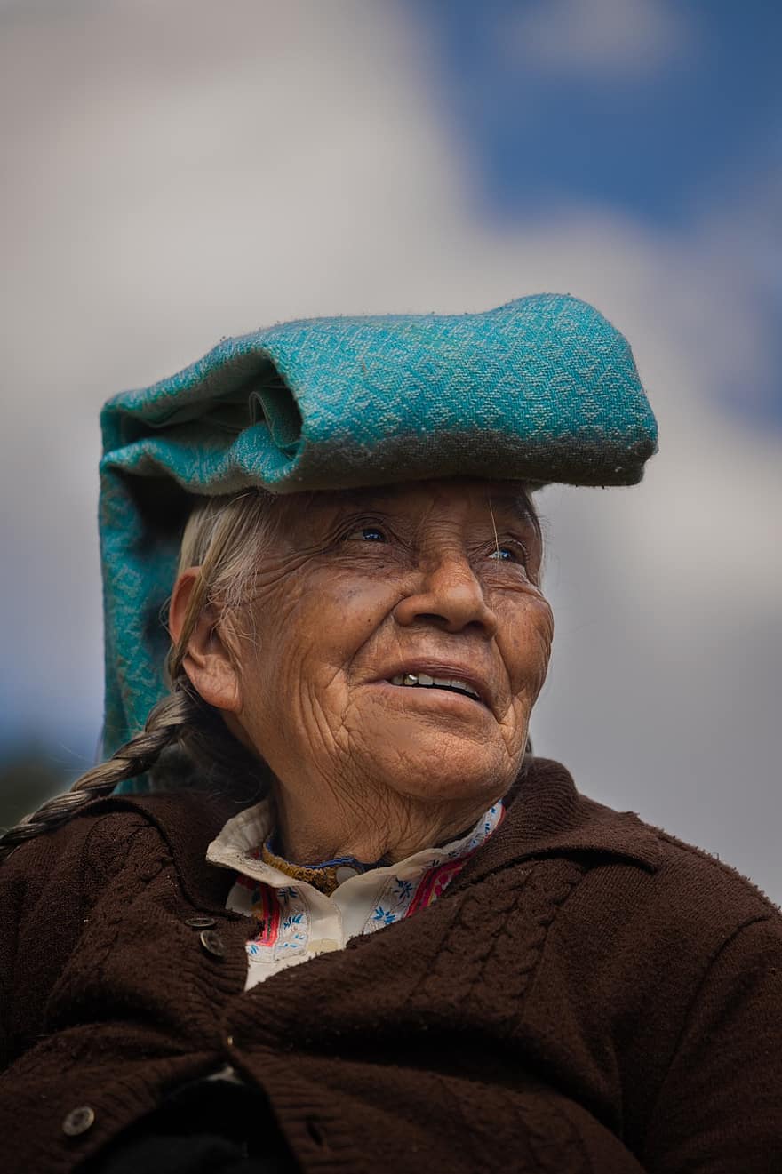 Chiapas, Mexiko, alte Frau, ältere Frau, Indigene Frau, älterer Erwachsener, eine Person, Frau, Erwachsene, Porträt, ältere Frauen