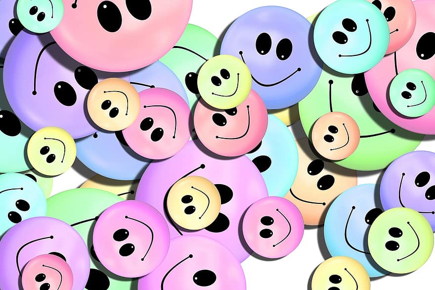 Emoticons, Smiles, Positive, Joy, Great, Happiness