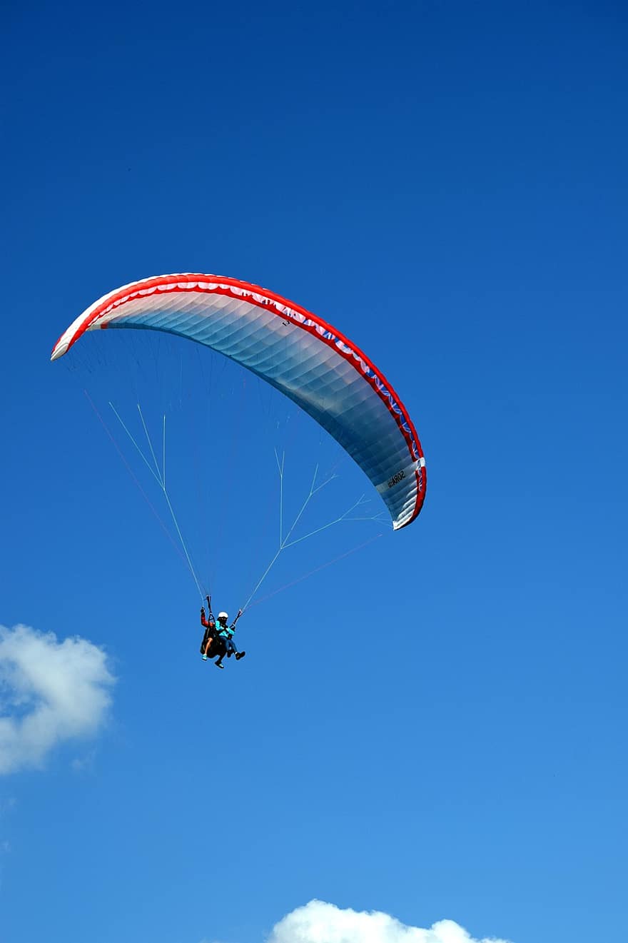 paragliding, vrije tijd, reizen, avontuur, recreatie, vlucht