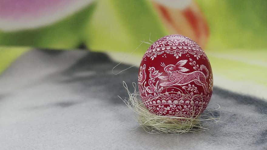 Pascua de Resurrección, huevo de Pascua, huevo pintado, decoración de pascua, decoración, tradicion