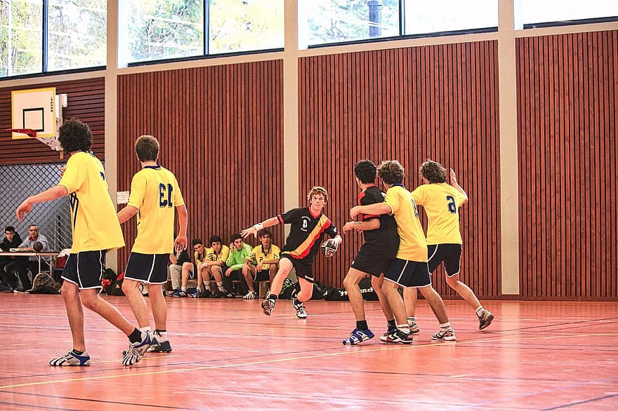 Handball, Sports, Athletes, Youth, Team Sport, sport, athlete, competition, playing, competitive sport, indoors
