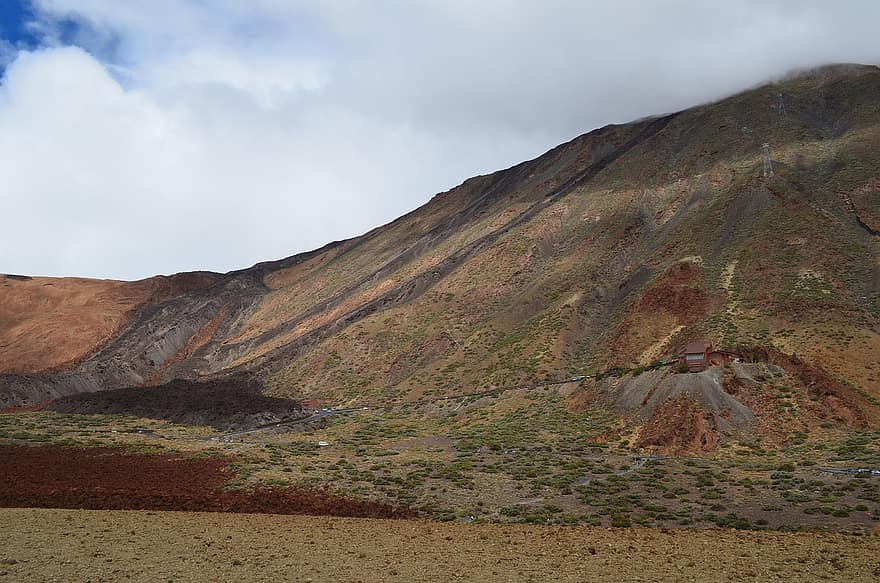 Nature, Travel, Exploration, Outdoors, Mountains, Volcano, Teide, Tenerife, Spain, Lava, mountain